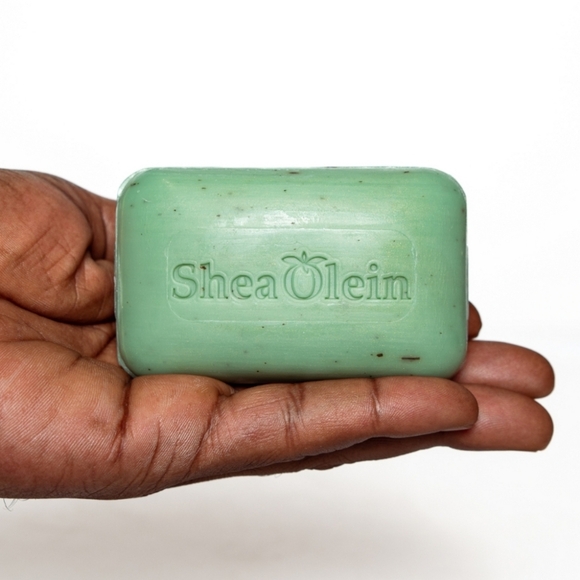 Neem Herbal Shea Olein Natural Soap 5 oz Bar With Peppermint Sage & Lemon Peel - Picture 2 of 5